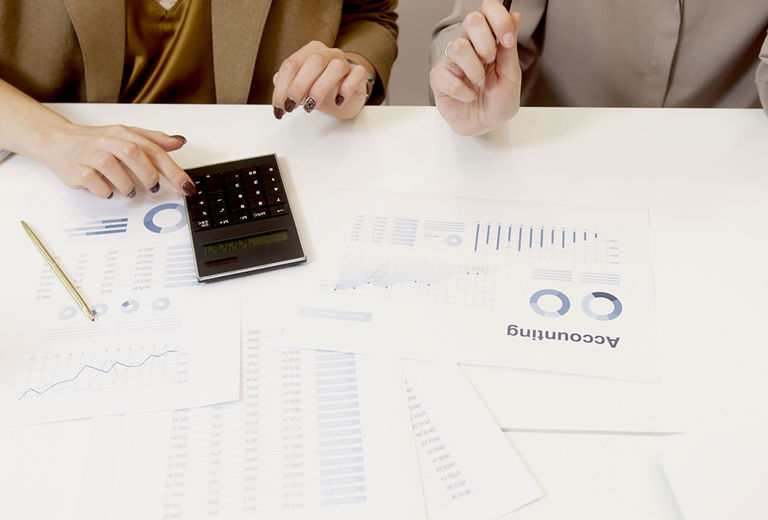 Accounting Papers On Table