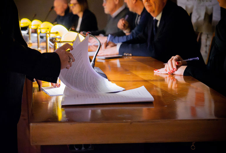 Law Papers On Table